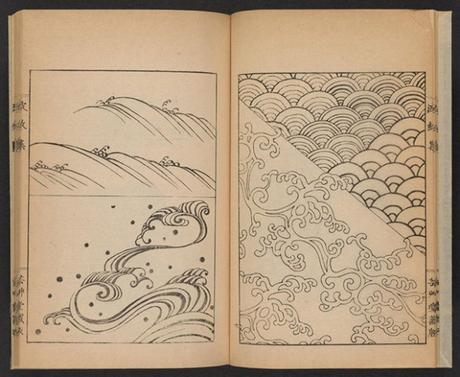[RESSOURCES / INSPIRATIONS] : Un catalogue de motifs aquatiques Japonais de 1903 en très haute résolution