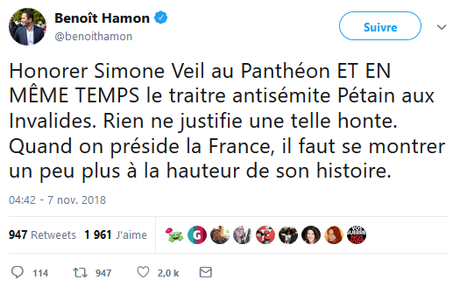 Macron réhabilite la fable puérile du roman national… avec Pétain?  Réponds lui par la chanson de Craonne #11nov