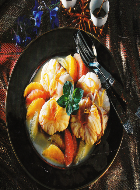 Médaillons de lotte aux agrumes