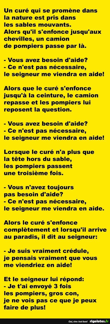 L'histoire drôle de la semaine