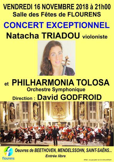 Concert exceptionnel Natacha TRIADOU et PHILHARMONIA TOLOSA