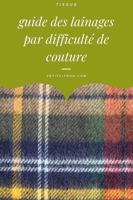 Guide des tissus en laine : du plus facile au plus difficile à coudre