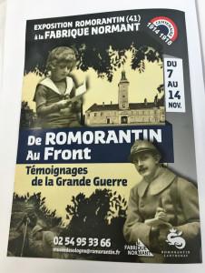 11 Novembre 2018 » de Romorantin au Front » Témoignages de la Grande Guerre » 11 Novembre 2018 » de Romorantin au Front » Témoignages de la Grande Guerre »