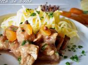 Sauté dinde coings, abricots poivre Sichuan