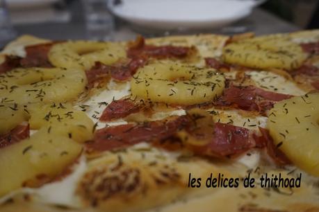 pizza ricotta et ananas
