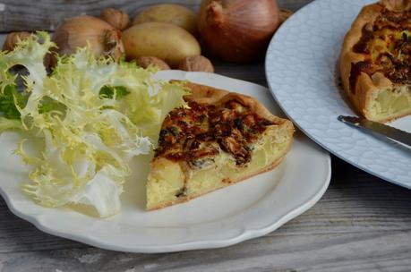 Quiche au noix et roquefort Quiche au noix et roquefort