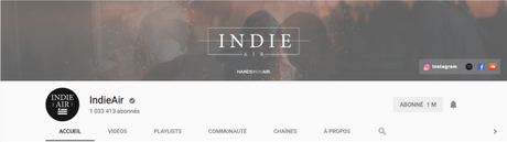 {Musique} Playlist #5 : Indie Air, Chaîne Youtube – @Bookscritics