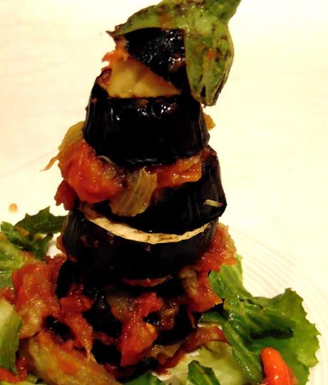 Empilade d'aubergine Empilade d'aubergine