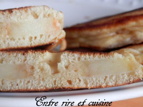Pancakes à la pomme...comme des beignets ! Pancakes à la pomme...comme des beignets !