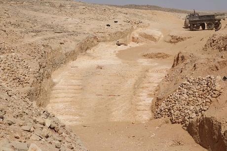 Ce système de rampe datant de 4 500 ans a peut-être été utilisé pour construire la grande pyramide d'Égypte