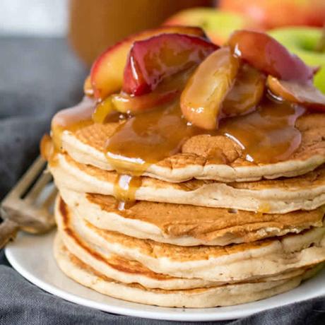 Recette pancakes pomme cannelle ww