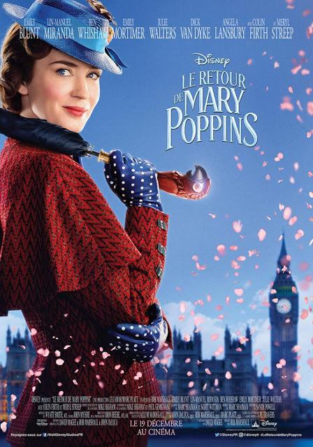Nouvelles affiches VF pour Le Retour de Mary Poppins de Rob Marshall