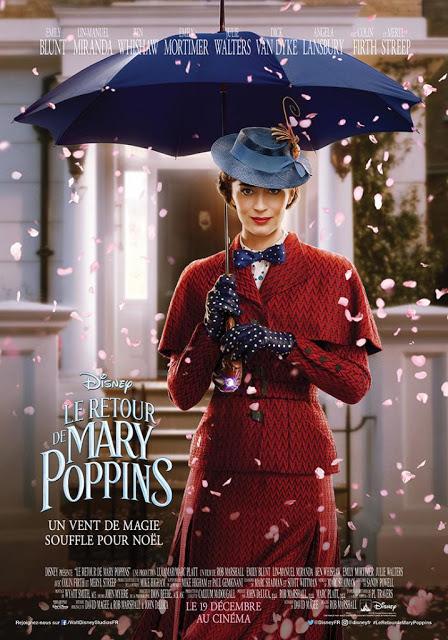 Nouvelles affiches VF pour Le Retour de Mary Poppins de Rob Marshall