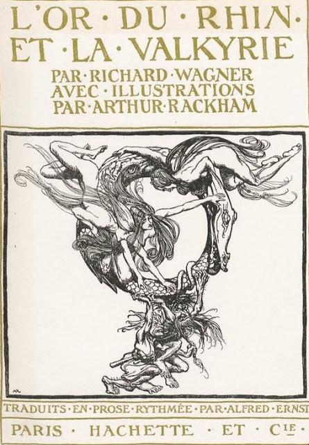 Beaux livres : L'Or du Rhin et la Valkyrie illustrés par Arthur Rackham