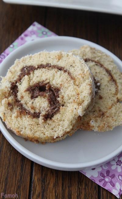 Gâteau roulé choco-praliné