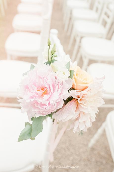 A Rose & Gold Wedding at Chateau de Saint Martory (31) South Of France.