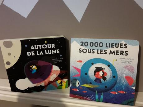 Autour de la Lune - 20 000 lieues sous les mers d'après Jules Verne - Illustré par Marjorie Béal