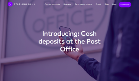 Starling Bank - Cash Deposit