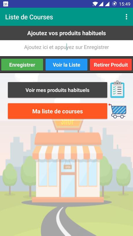 Application Android : Liste de Courses – Shopping List Application Android : Liste de Courses – Shopping List