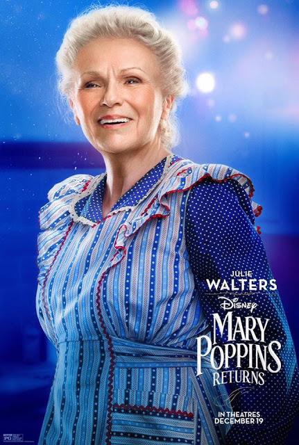 Nouvelles affiches personnages US pour Le Retour de Mary Poppins de Rob Marshall