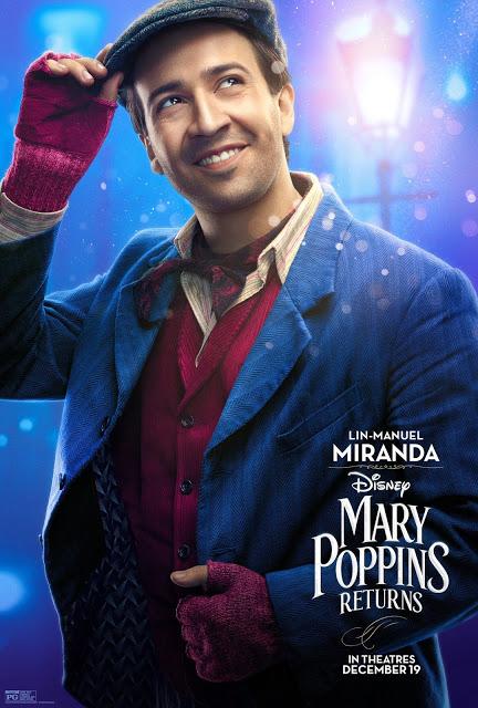 Nouvelles affiches personnages US pour Le Retour de Mary Poppins de Rob Marshall