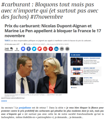 #giletsjaunes : ça sent toujours le brun #giletsjaunes : ça sent toujours le brun