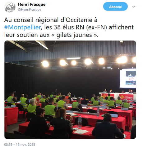 #giletsjaunes : ça sent toujours le brun #giletsjaunes : ça sent toujours le brun