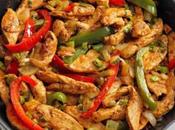 Poulet mexicain poivrons cookeo