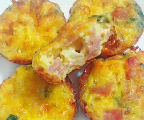 Mini-quiches au jambon et au fromage
