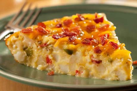 Quiche oeufs pommes de terre et bacon