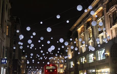 Oxford Street et ses lumières pour Noël