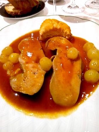 Foie gras de canard aux raisins © Gourmets&co