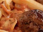 Pennes boulettes veau tomates cookeo