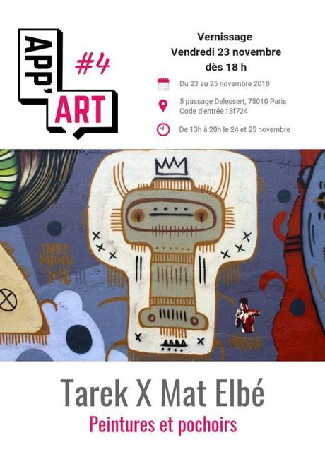 Exposition Tarek X Mat Elbé à l’App’art