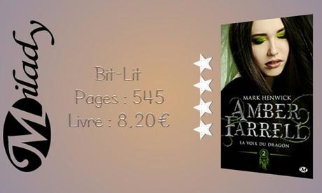 Amber Farrell #2 – La voix du dragon » Mark Henwick