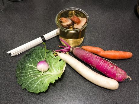 Radis d’automne – Miso udons aux légumes
