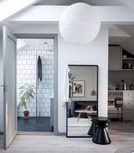appartement design suédois salle de bain entrée blog déco clem around the corner