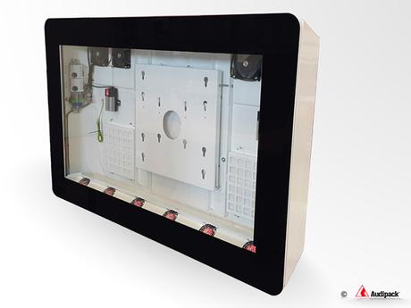 Audipack FSMO : les caissons de protection extérieurs pour écrans LCD