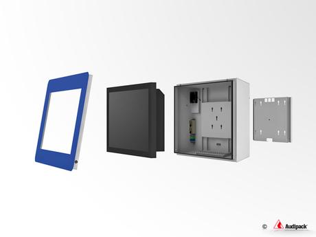 Audipack FSMO : les caissons de protection extérieurs pour écrans LCD