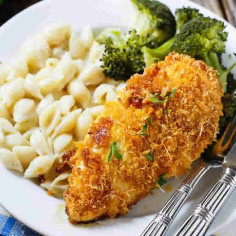Recette escalopes de poulet au parmesan ww