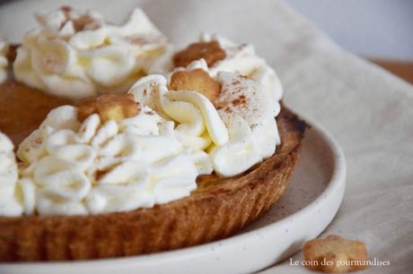 La traditionnelle pumpkin pie pour des fêtes à l’américaine