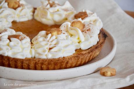 La traditionnelle pumpkin pie pour des fêtes à l’américaine