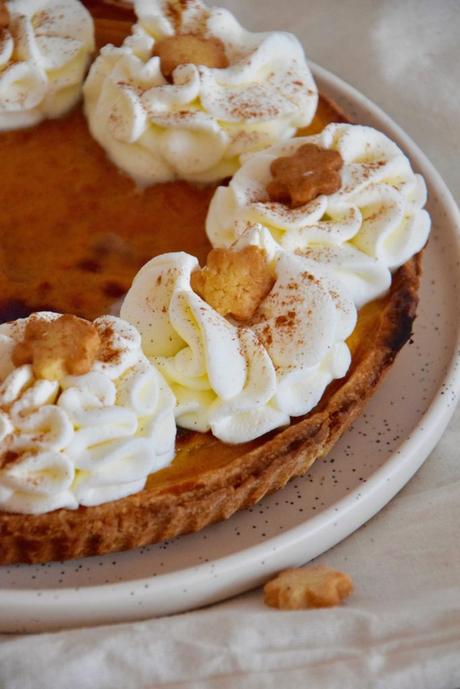 La traditionnelle pumpkin pie pour des fêtes à l’américaine