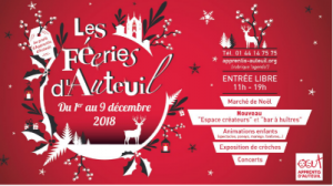 Féeries d’Auteuil 2018  du 01 au 09 décembre 2018