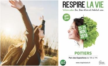 Respire la vie : un salon bio et bien-être du 23 au 25 novembre à Poitiers