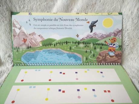 Jouer et découvrir #91 – Mon grand livre-piano Morceaux classiques – Usborne - 2018 (Dès 5 ans)