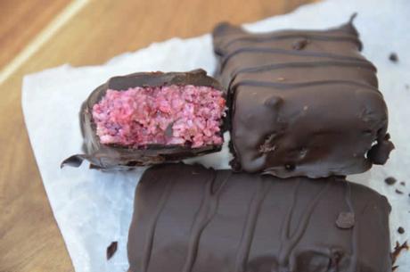 Barre chocolat framboise au thermomix