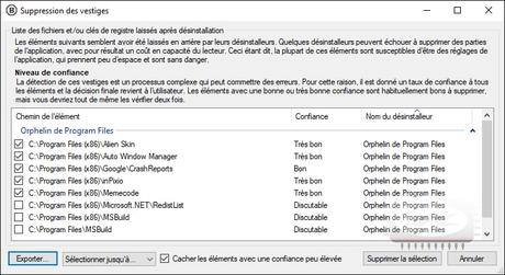 Utilitaire de Désinstallation Utilitaire de Désinstallation