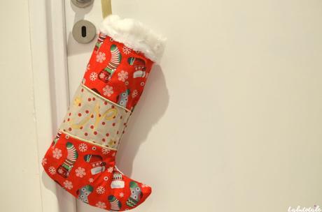 ( Tuto ) Coudre une chaussette de Noël personnalisée en 1 heure chrono !