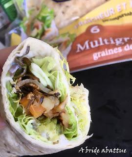 Wrap Buffalo aux légumes racines